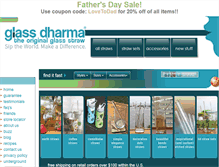 Tablet Screenshot of glassdharma.com